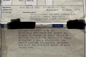 Yamaha Altro modello - 1997