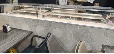 2 banchi vetrina refrigerati professionali