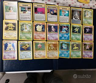 64 carte rare pokemon prima serie