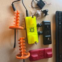 Walksnail vrx + 2 vtx con modifiche per antenne