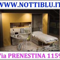 Letto a Scomparsa Singolo con mobile a ponte
