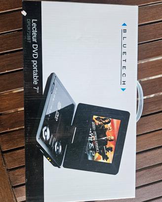 Bluetech DVD portatile 7" nuovo mai usato