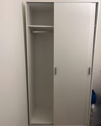 Guardaroba armadio ante scorrevoli bianco