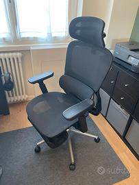 Sedia ufficio ergonomica Hbada P2 con poggiapiedi