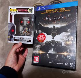 Batman ps4 comic edition + funko deadpool 349