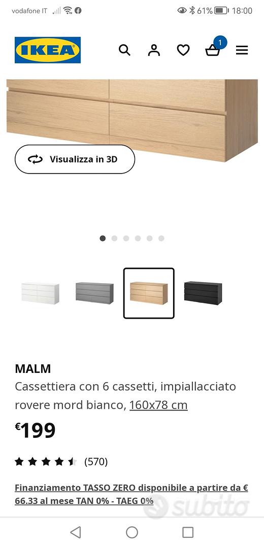Malm cassettiera - Arredamento e Casalinghi In vendita a Roma