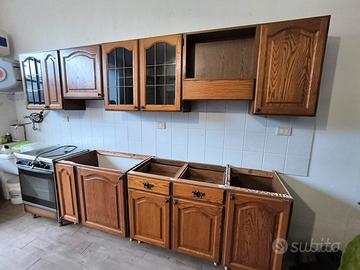 Basi cucina, pensili e fornelli gas con forno