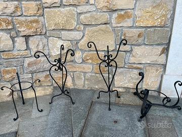 Porta vasi ferro Battuto artigianali 