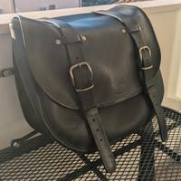 Borsone cuoio WILD HOG moto- Hand Made