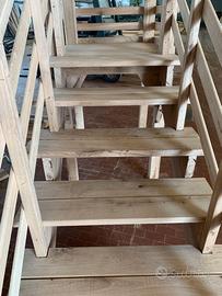 Scala da esterno in rovere