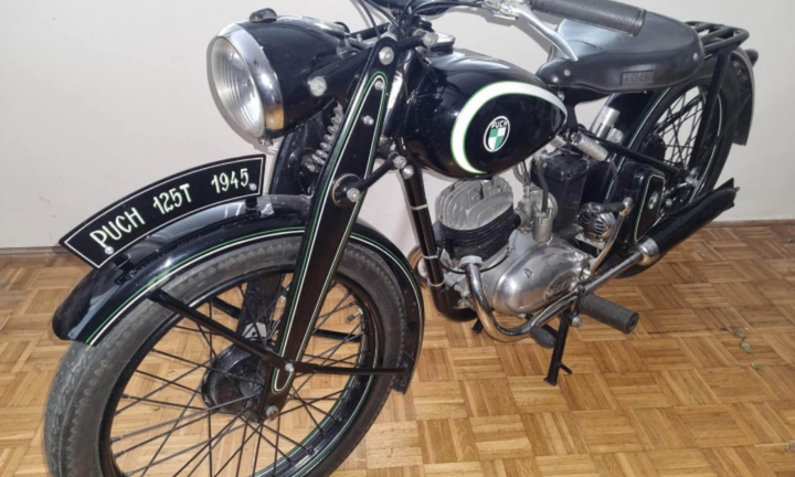 Moto Puch 125 T, anno 1945