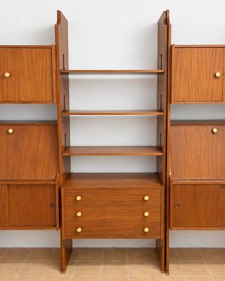 Parete attrezzata Libreria componibile Vintage 60s