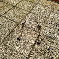 Porta biciclette con rotelle