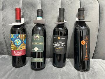 Selezione vino rosso del Sud