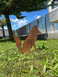 VOLPE CORTEN arredo giardino fioriere terrazze