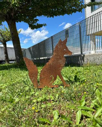 VOLPE CORTEN arredo giardino fioriere terrazze