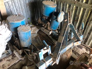 Seminatrice a 2 fine mais orzo ecc della Gasparro