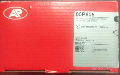 pastiglie freni citroen c3 2007