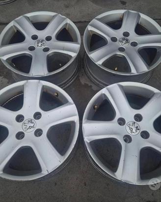 Cerchi In Lega Da 16" Per Peugeot 307 - 207 - 306