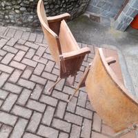 poltroncine da teatro da restaurare