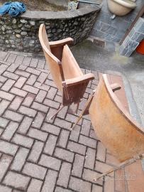 poltroncine da teatro da restaurare