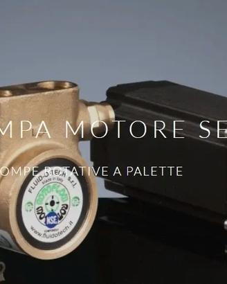 POMPA A ROTAZIONE IN OTTONE FLUID O TECH A 24 V