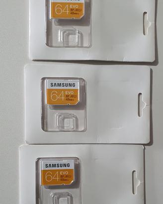 SD Samsung 64 gb CID PROGRAMMABILE