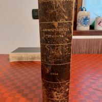 Libro antico Giurisprudenza Italiana