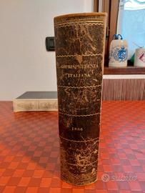 Libro antico Giurisprudenza Italiana