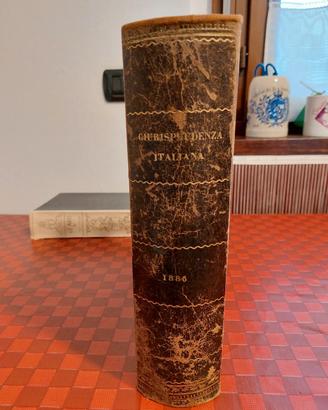 Libro antico Giurisprudenza Italiana