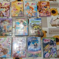 DVD cartoni animati Winx e Disney