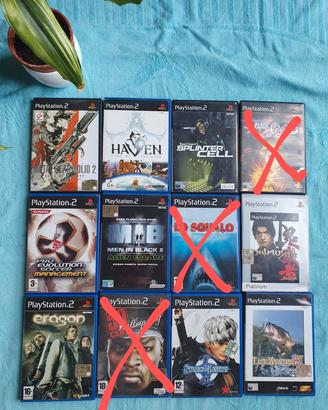 Lotto Giochi PS2 originali – Metal Gear Solid 2...