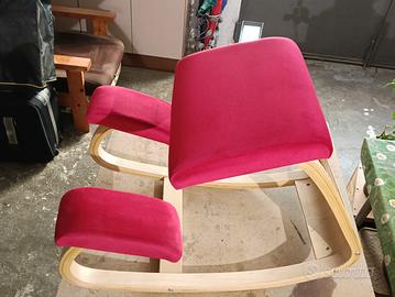 Sedia ergonomica in legno