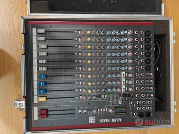 Allen & Heath ZED 12FX mixer audio + Flightcase