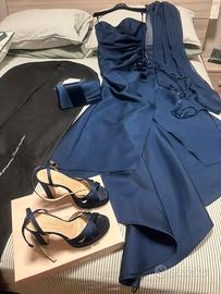 Vestito da cerimonia completo di accessori