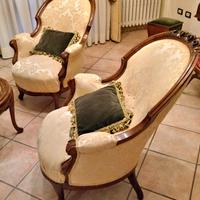 Coppia poltrone epoca luigi filippo