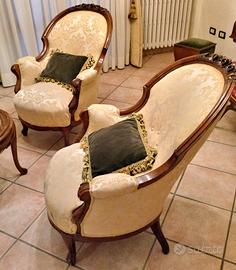 Coppia poltrone epoca luigi filippo