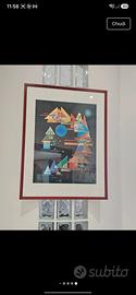 Quadro stampa Punte nell'arco Kandinsky 63x83