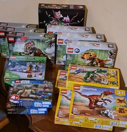 Lego 3in1, Jurassic, Minecraft, Botanicals, Nuovi