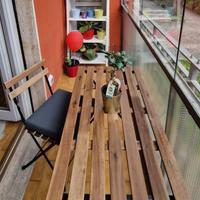 Tavolo Ikea TÄRNÖ + 4 sedie da giardino