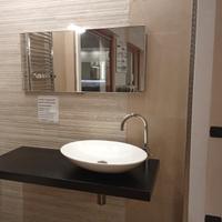 MENSOLONE BAGNO SOSPESO CON LAVANDINO,SPECCHIO 