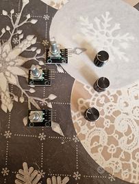 Moduli encoder KY040 + 3 knob in metallo (3 set)