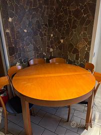 Tavolo allungabile Calligaris + 6 sedie
