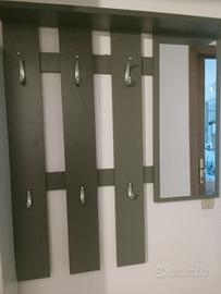 scarpiera slim con appendiabiti 