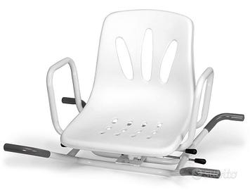 Sedia Girevole per Vasca da Bagno in Acciaio Verni