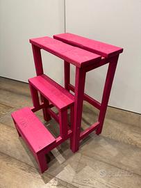 SGABELLO SCALETTA 60x40x46 in LEGNO – COME NUOVO!!