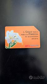 Scheda telefonica: Messaggi Floreali - giglio