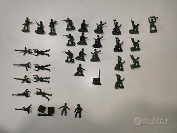 Lotto Soldatini Vintage ATLANTIC Scala HO 1:72 + C