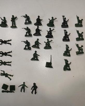 Lotto Soldatini Vintage ATLANTIC Scala HO 1:72 + C