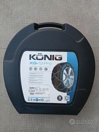 Catene König XG-12 Pro (245). Nuove mai usate